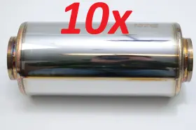 10x1320-r-12-3 1320 10x R-series Resonator 12 Inch Muffler Stainless Steel Universal 3 In And Out