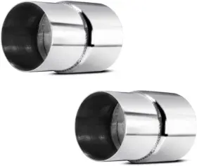 2.5id A Abigail 87064 2 Pcs Universal 2.25 Inch Id 2.5 Exhaust Pipe Adapter Connector