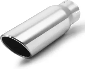 304012 A-karck Exhaust Tip 3 Inch Inlet 4 Outlet 12 Clamp On Silver
