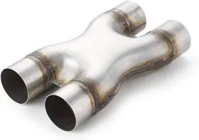 2525 A-karck 883343470316 Exhaust X Pipe 2.5 Inch Inlet Outlet 12 2.5inch 12long