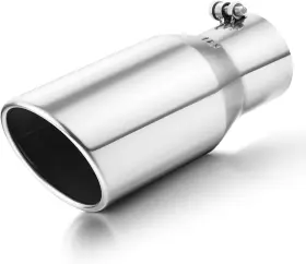 N-atp355012racb A-karck Exhaust Tip 3.5 Inch Inlet 5 Outlet 12 Long Polished