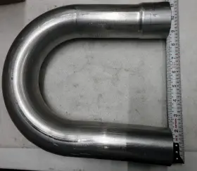 N-cp180-24u A-karck U Bend Exhaust Pipe 2 Inch Od 180 Degree Aluminized 2ftft