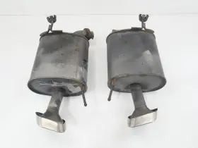 18307-sep-a51 Acura 04-08 Tl 3.2l Rear Left Lh Right Rh Muffler Exhaust Set Pair 2 Oem Cut