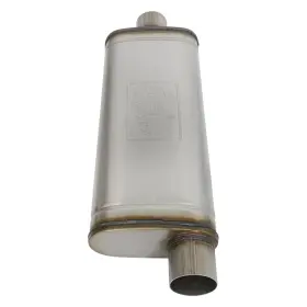 49m00017 Afe Mach Force Xp 409 Exhaust Muffler Ss Oval Gray 3 Inch Center Id