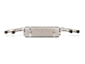 Akrapovic S-po/ti/6h-g Slip-on Line Titanium Tips And Gloss Diffuser For Porsche 9