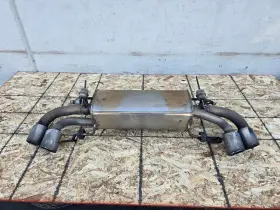 50552981 Alfa Romeo Exhaust System Rear Muffler Assembly 45k 17-19 Giulia Quadrifoglio