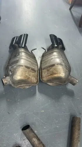 A2114910800 Amg Sebring A2114910700 Lot Of 2 Mufflers Exhaust Sn A074 A073
