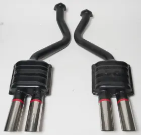 Dt0537 Ansa Dt0527 New Italy Exhaust Muffler Set Pair For De Tomaso Pantera Gts