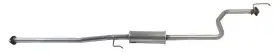 Hd15145-ad Ansa Exhaust Resonator For 2000 Honda Civic Dx 1.6l L4 Gas Sohc
