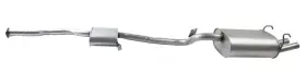 Da20907 Ansa/silverline Products Exhaust Muffler Fits 1989 Nissan 240sx