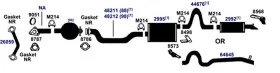 Ap Exhaust 085337291703 Muffler For 2006-2007 Subaru Impreza 2.5i