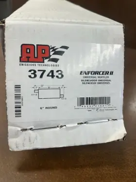 3743 Ap Exhaust Muffler - Enforcer Ii Dimensions 22.25 X 6.88 In P#