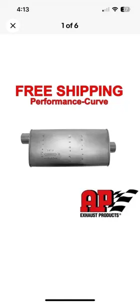 700126 Ap Exhaust Msl Maximum Muffler - Oe Sound 3 Inch O / C