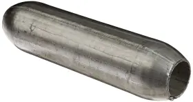 301200s Ap Exhaust Products - Enforcer Series Aluminized Steel Round Glass Pack Blank