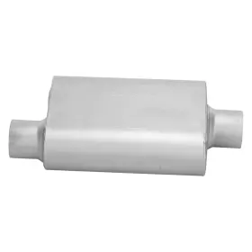 7407cb Ap Exhaust Products Cherry Bomb - Pro Series Steel Oval Gray Muffler 3 Inch Offset Id