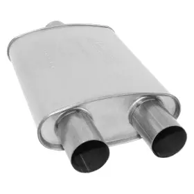 690514 Ap Exhaust Technologies Muffler Xlerator Performance Aluminized Steel Oval Direct-fit