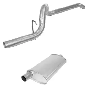 Bndl-300043 Ap Exhaust Technologies For Jeep Cherokee 86-92 Muffler And Tailpipe Kit