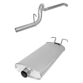 Bndl-300114 Ap Exhaust Technologies For Jeep Grand Wagoneer 88-90 Muffler And Tailpipe Kit
