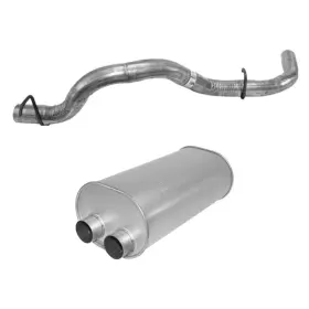 Bndl-300221 Ap Exhaust Technologies For Chevy Silverado 1500 Classic 07 Muffler And Tailpipe Kit