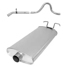 Bndl-300340 Ap Exhaust Technologies For Ford Mustang 1990-1993 Muffler And Tailpipe Kit