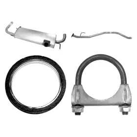 Bndl-916040 Ap Exhaust Technologies For Nissan Murano 2009-2014 4-pc Muffler Welded Assembly Kit