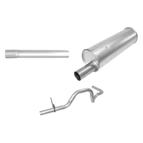 Bndl-917234 Ap Exhaust Technologies For Ford F-150 1987-1996 3-pc Glass Pack Enforcer Muffler Kit