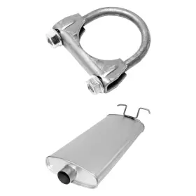 Bndl-932819 Ap Exhaust Technologies For Lincoln Continental 95-02 2-pc Msl Maximum Direct Fit Muffler Kit Bndl-932819 Ap Exhaust Technologies For Lincoln Continental 95-02 2-pc Msl Maximum Direct Fit Muffler Kit