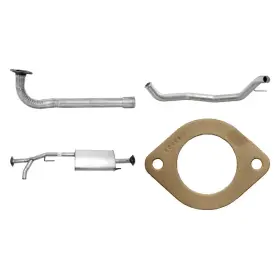 Bndl-936363 Ap Exhaust Technologies For Nissan Armada 2005-2006 4-pc Muffler Welded Assembly Kit