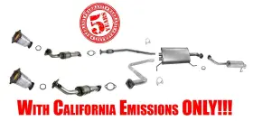134118 Apm Brand New Exhaust System For Nissan Pathfinder 96-00 And Infiniti Qx4 3.3l 97-00