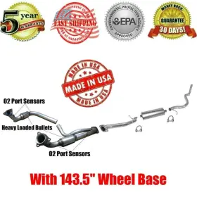 143.5wb Apm 134346 Exhaust System For Silverado 1500 And Sierra 2000 2001 2002 03 04 05