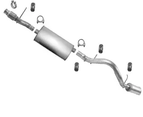 196112 Apm Exhaust Extension Pipe Muffler Resonator For 2009-2014 Chevrolet Tahoe 5.3l