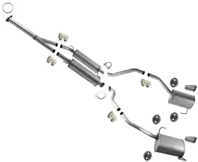 196204 Apm Resonator Dual Pipes And Mufflers Exhaust System Fits 2007-2009 Acura Mdx 3.7l