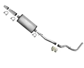 196222 Apm Performance Exhaust High Flow Aluminum Muffler For Gm Silverado 96-99 4.3 5.0l