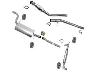 196276 Apm Fits 05-07 Town And Country W Stow N Go Exhaust System Catalytic Converter Muffler