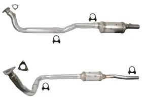 219502 Apm L&r 2 Catalytic Converters Engine Pipe Fits Freightliner Mt-45 45g 55 11-18 6.0l