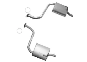227618 Apm Dual Mufflers Exhaust System Fits Nissan Maxima 2015 2016 2017 2018 2019 2022