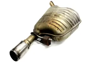 Audi 4f0 253 611 2005-2008 A6 C6 3.2l Exhaust Mufler Rear Left Driver Side With Hanger Oem