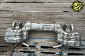 4k0253611j Audi 2019 - 2024 A6 A7 3.0l Rear Exhaust Muffler Oem 19 Kmiles