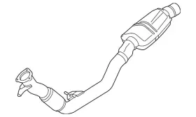 4m0-253-300-ar Audi Genuine Front Muffler