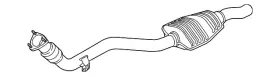 4m0-253-300-n Audi Genuine Front Muffler