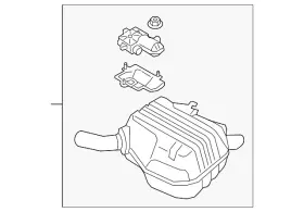 4n0-253-609-l Audi Genuine Muffler