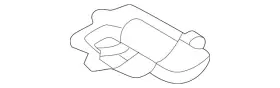 5wa-253-409-d Audi Genuine Center Muffler