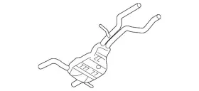 7l8-253-209-al Audi Genuine Muffler