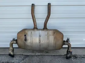 7l8-253-609-an Audi 7l8-253-609-an/7l8253609an 11-15 Q7 Rear Muffler Exhaust With Tips