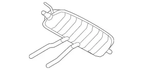 7l8-253-609-p Audi Genuine Muffler