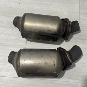 7p0253209g Audi 7p0253211b 2011-2015 Q7 3.0l Front Left Exhaust Silencer Muffler Oem