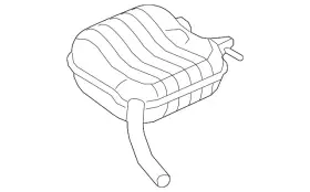 8f0-253-609-n Audi Genuine Exhaust Muffler
