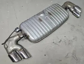 8j0253611e Audi 2015 Tts Quattro Exhaust Muffler Section - Quad Tips Valve Oem