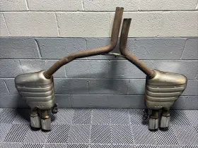 8k0253611bp Audi 2012 2013 2014 2015 S4 B8 3.0l Rear Exhaust Muffler 55k Miles Oem
