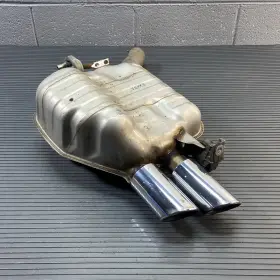 8t0253609cm Audi 2012-2017 A5 B8.5 2.0l Rear Left Exhaust Muffler Silencer With Tips Oem